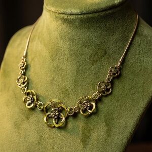 NWT - Pilgrim Danish Design "Flower Power" Enamel Necklace